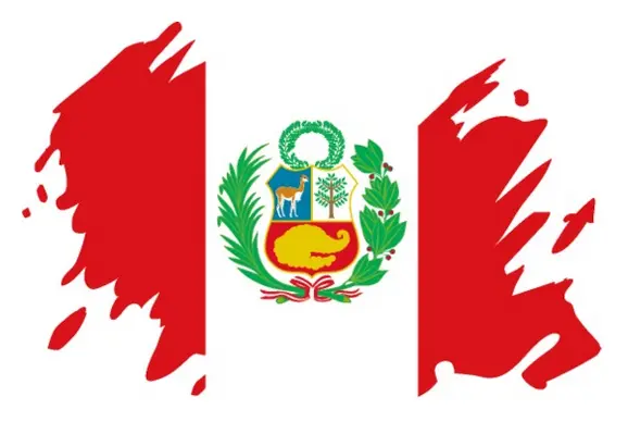 Flagge von Peru