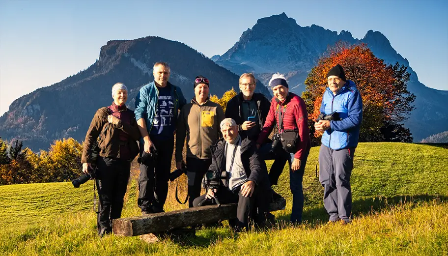 Fotoclub Cameraclub St. Johann in Tirol vor dem Kaisergebirge