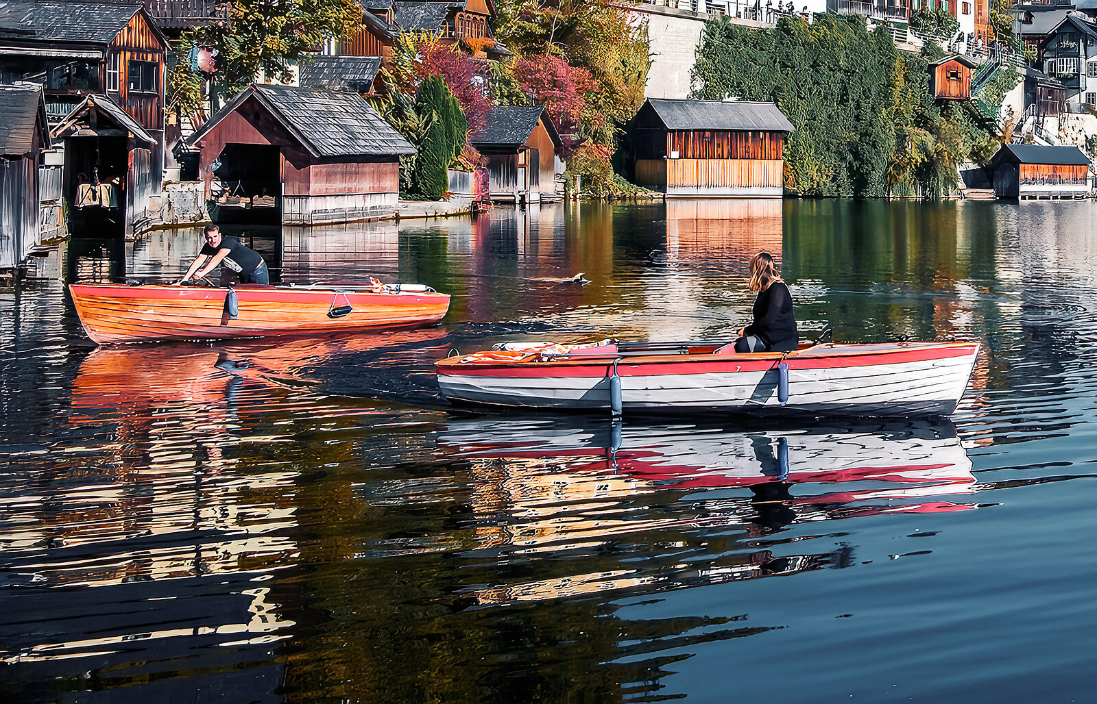 Nicht im selben Boot . .